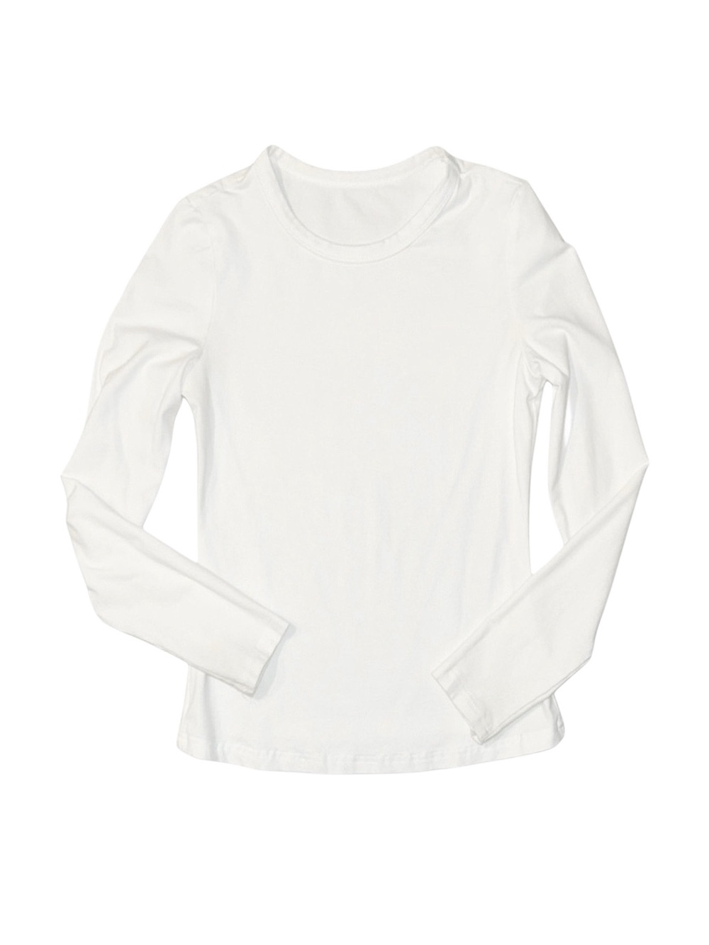 SHEIN Women's White Long Sleeve Shirt